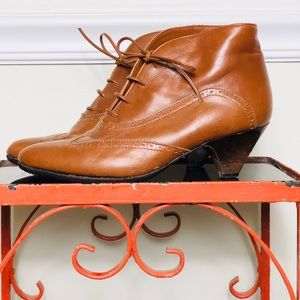 Rare Vintage Leather Booties